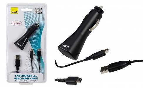 Autoladeadapter + USB-Ladekabel [Logic 3]