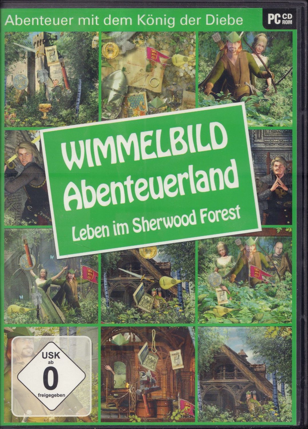Wimmelbild - Abenteuerland - Leben in Sherwood Forest