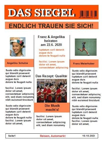 Zeitungen selbst gestalten und drucken 2012