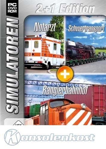 Simulator Bundel: Notarzt, Schwertransport, Rangier