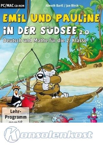 Emil und Pauline in der Südsee 2.0 - Deutsch und Mathe für die 2. Klasse