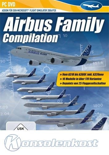 Flight Simulator 2004/FSX: Airbus Family Compilation
