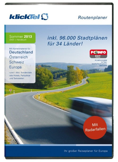 klickTel Routenplaner Sommer 2013