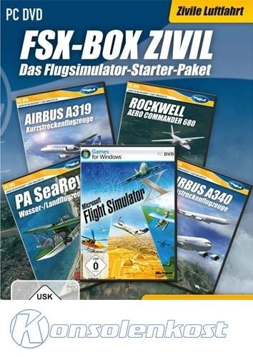 Flight Simulator X - Box Zivil