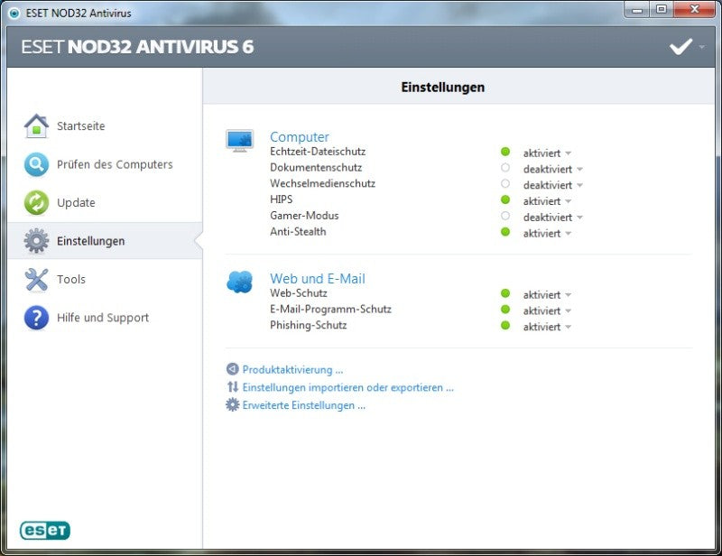 ESET NOD32 Antivirus V6