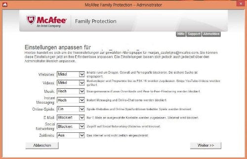 McAfee Family Protection - 3 User