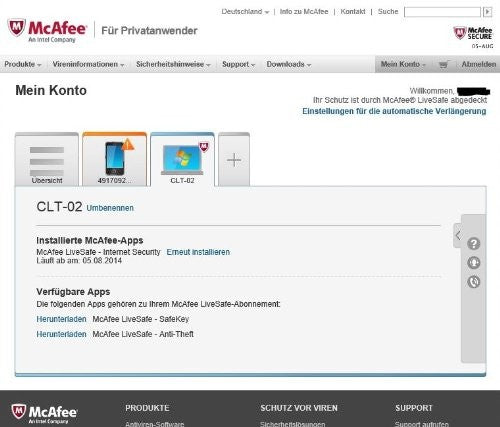McAfee LiveSafe Standalone