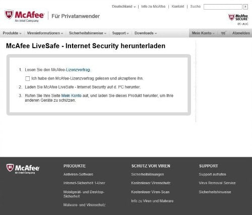 McAfee LiveSafe Standalone