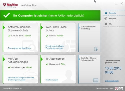McAfee Antivirus Plus 2014 - 3 User