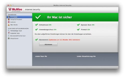 McAfee Internet Security for Mac 2014 - 1 User
