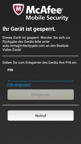 McAfee Mobile Security 2014