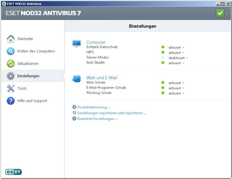 eset NOD32 Antivirus V7 - 1 User