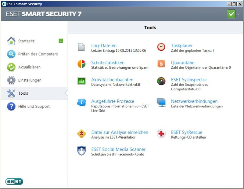 eset Smart Security V7 - 1 User