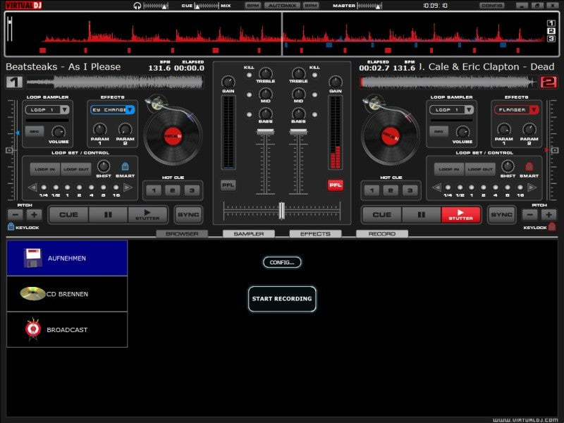 Virtual DJ 7 Broadcaster
