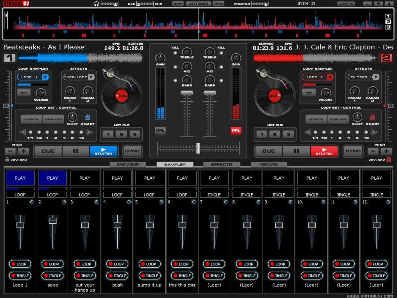 Virtual DJ 7 Broadcaster