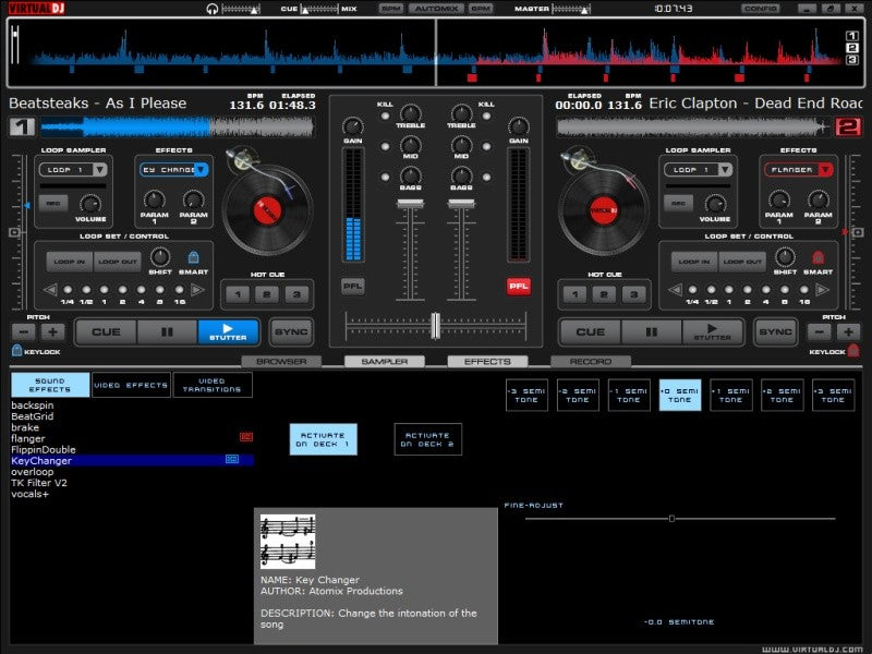 Virtual DJ 7 Broadcaster