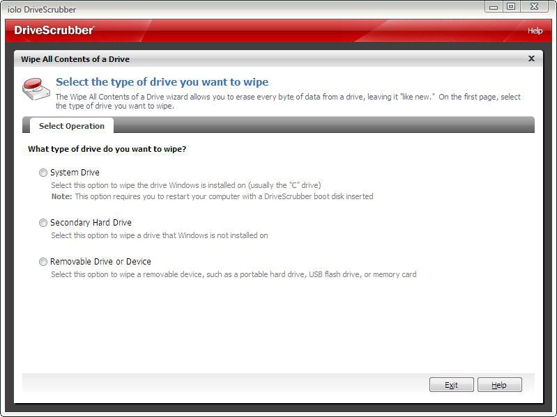 Drive Scrubber - Datenvernichter