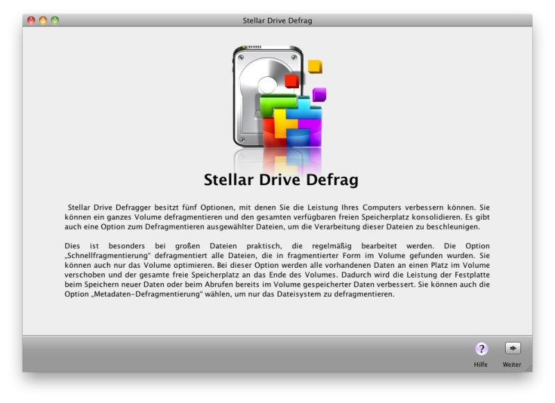 Stellar Drive Defrag