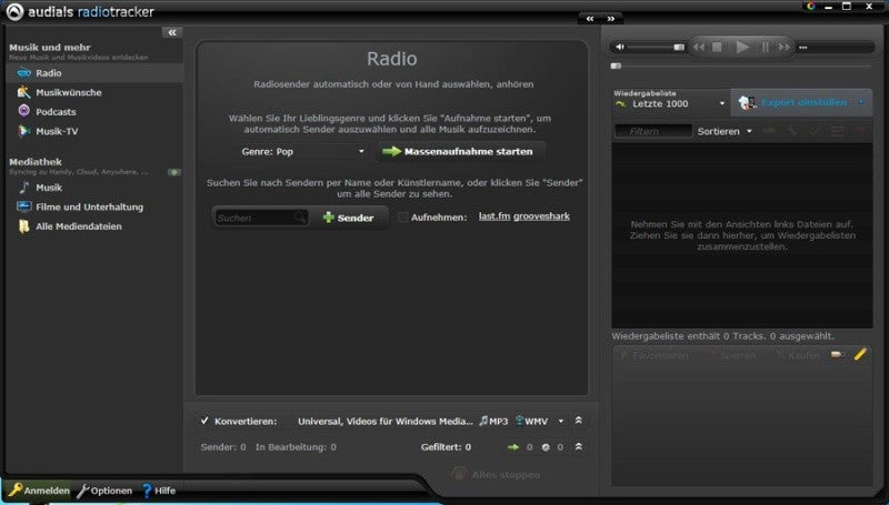 Audials Radiotracker