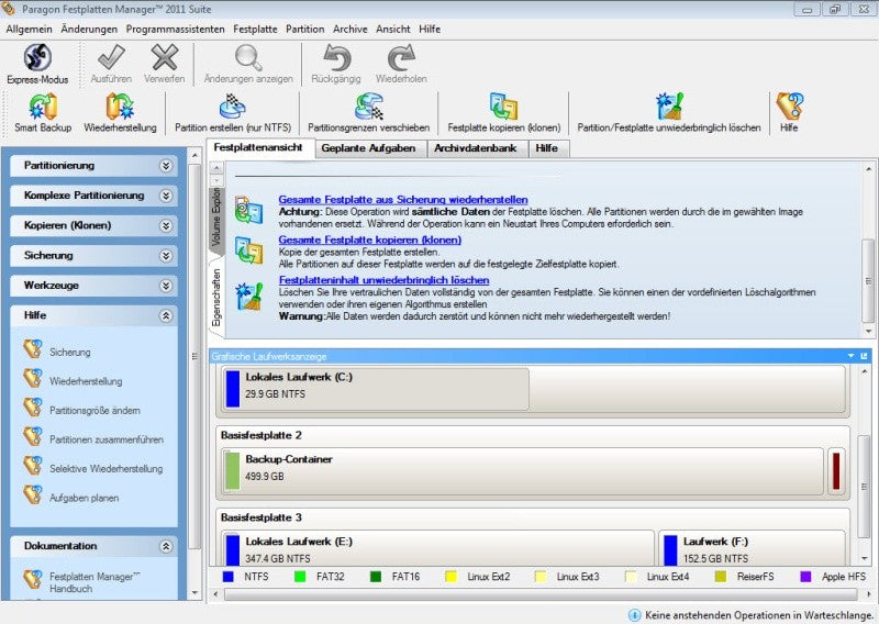Festplatten Manager 2011 Suite [Avanquest] [Platinum]