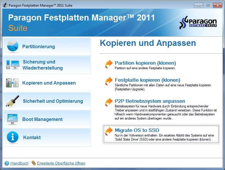 Festplatten Manager 2011 Suite [Avanquest] [Platinum]