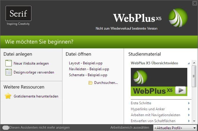 WebPlus X5 [Serif]