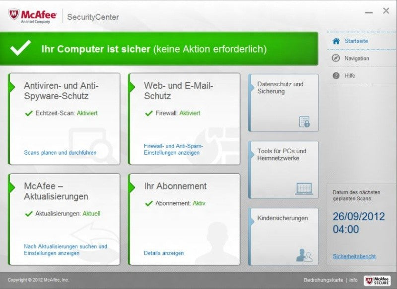 System Mechanic + McAfee Internet Security 2013