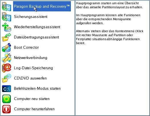 Paragon Backup & Recovery 11 Home