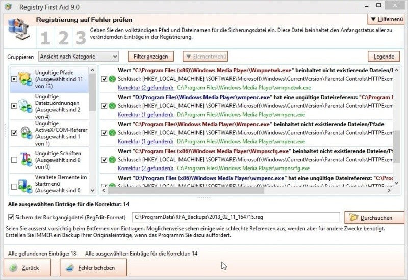 Registry First Aid 9