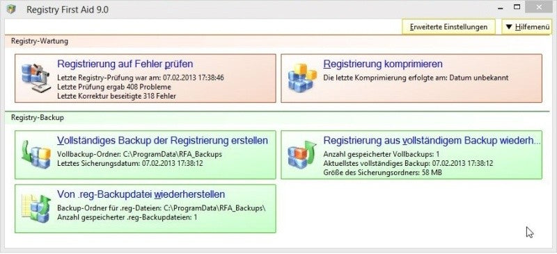Registry First Aid 9