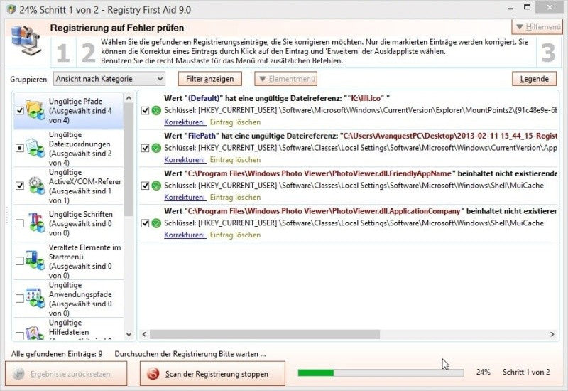 Registry First Aid 9