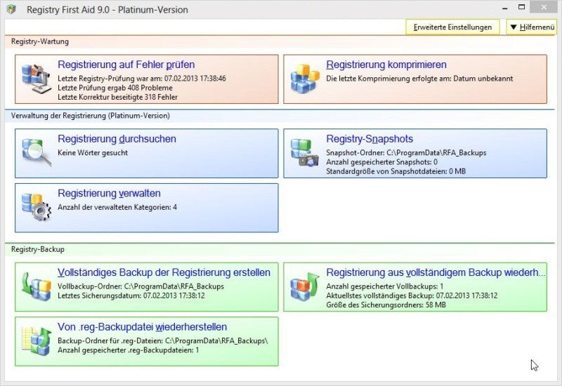 Registry First Aid 9 [Platinum]