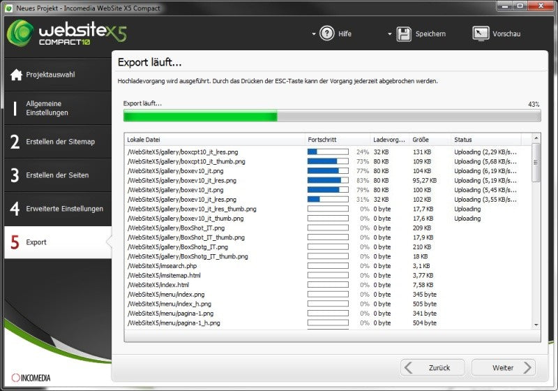Website X5 Compact 10