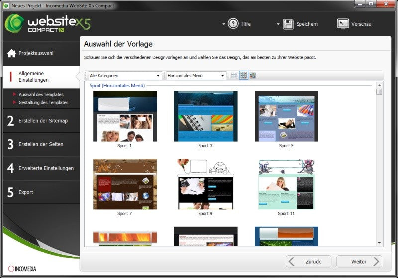 Website X5 Compact 10