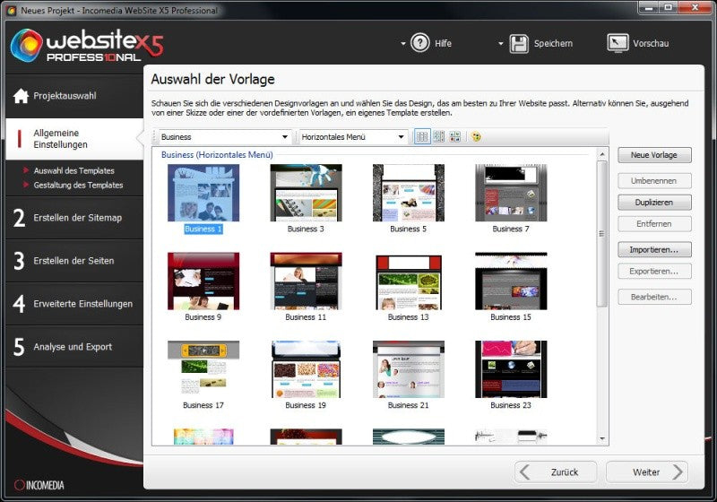 Website X5 Professional 10
