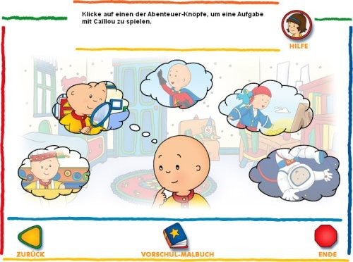 Caillou: entdeckt das Lesen