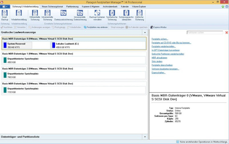 Paragon Festplatten Manager 14 Professional