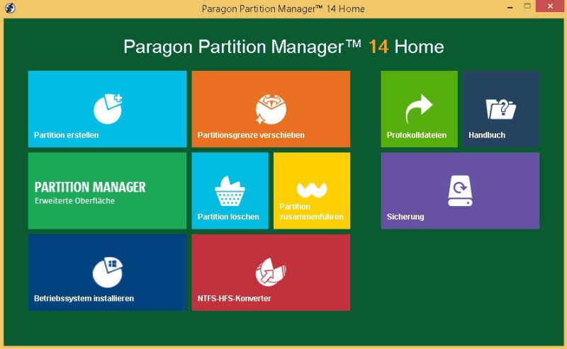 Paragon Partition Manager 14 Home