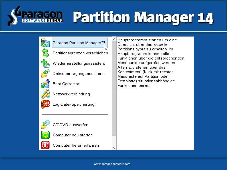 Paragon Partition Manager 14 Home