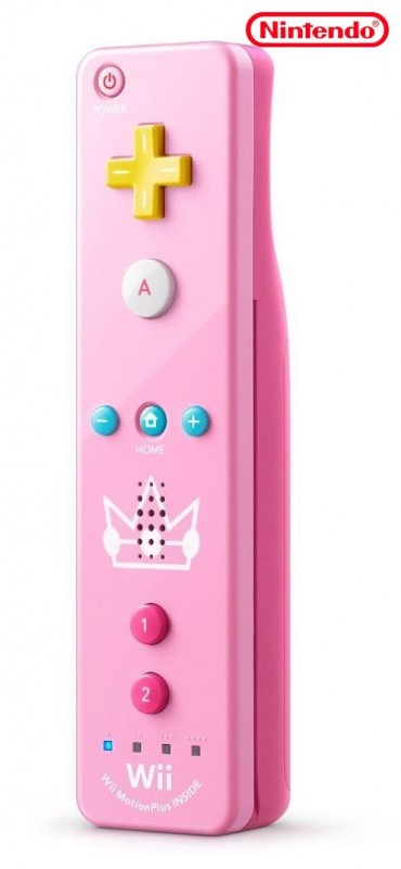 Original Remote Motion Plus Controller Peach Edition RVL-036 — Peach Edition RVL-036