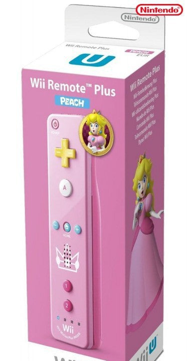 Original Remote Motion Plus Controller Peach Edition RVL-036 — Peach Edition RVL-036