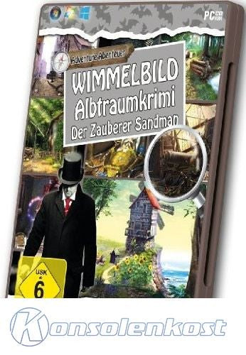 Wimmelbild Albtraumkrimi: Der Zauberer Sandman