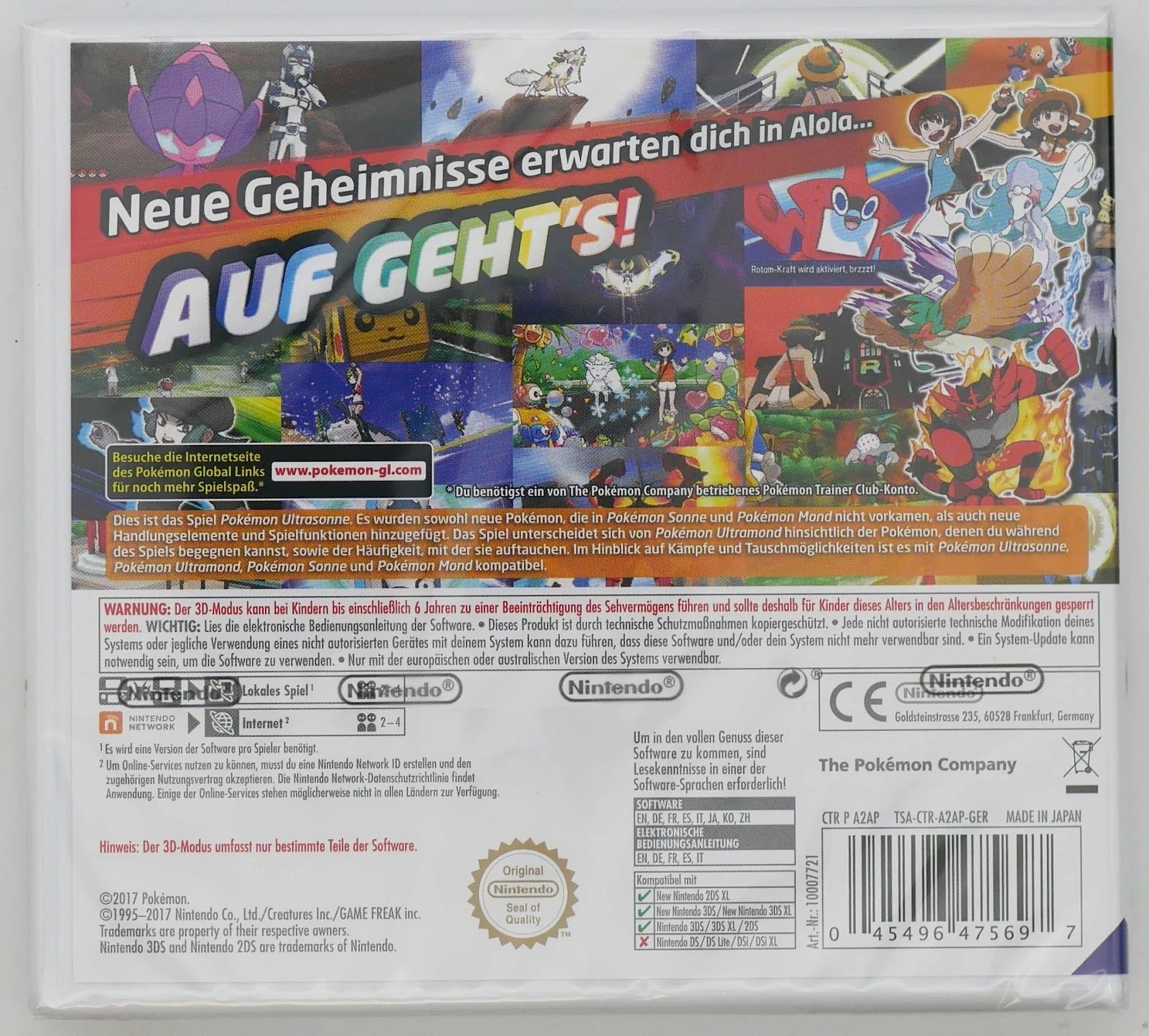 Pokémon: Ultrasonne (DE) · Sammlerstück