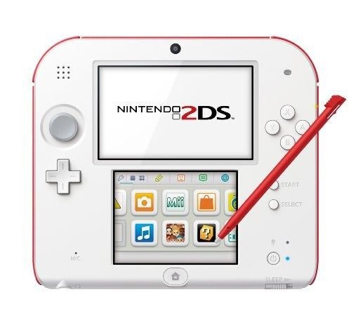 Konsole weiß-rot Tomodachi Life Edition + Spiel vorinstalliert + Netzteil — weiß-rot Tomodachi Life Edition