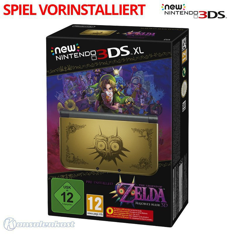 Konsole XL Zelda Majora's Mask Edition + Spiel vorinst. + Netzteil — Zelda Majora's Mask Edition