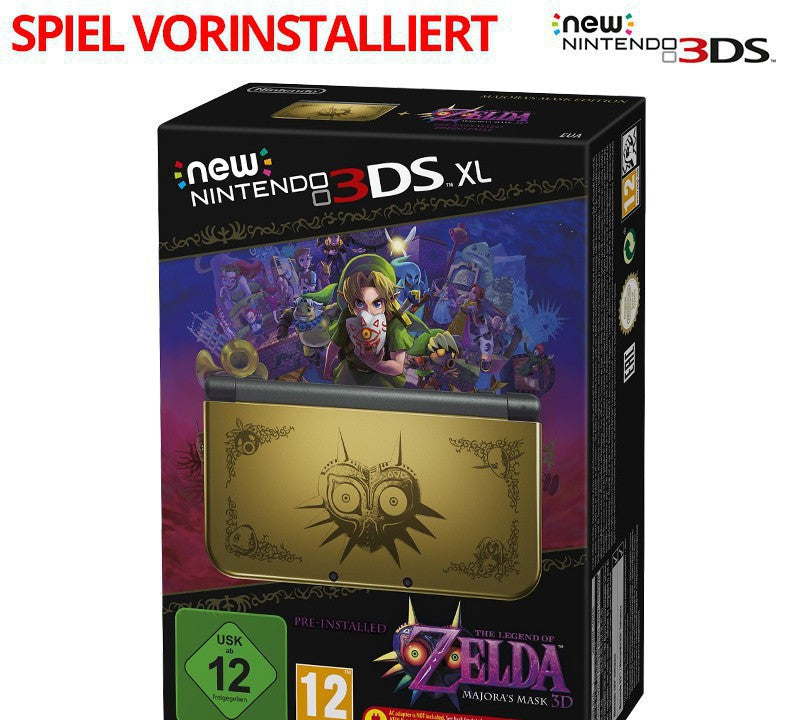Konsole XL Zelda Majora's Mask Edition + Spiel vorinst. + Netzteil — Zelda Majora's Mask Edition