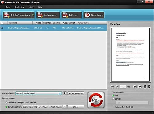 PDF-Konvertierer Ultimate