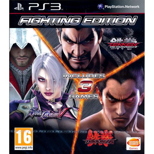 Tekken Tag: Tournament 2 + Tekken 6 + Soul Calibur V Fighting Edition (GB)