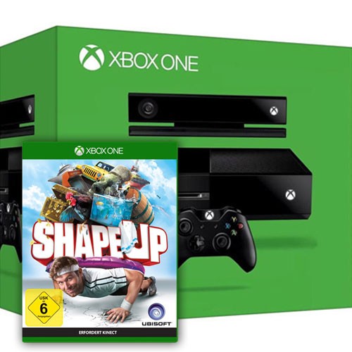 Konsole 500GB + Kinect + Shape Up