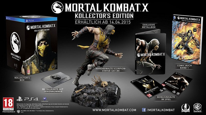 Mortal Kombat X Collector's / Kollektor's Edition (DE) — Collector's / Kollektor's Edition